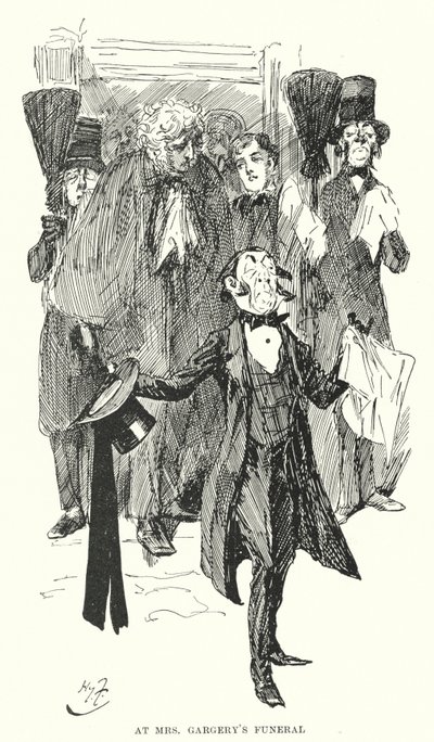Ilustracja do wielkich oczekiwań autorstwa Charlesa Dickensa (lito) autorstwa Harry Furniss