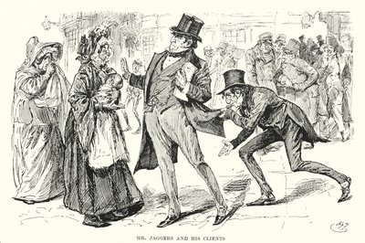 Ilustracja do wielkich oczekiwań autorstwa Charlesa Dickensa (lito) autorstwa Harry Furniss