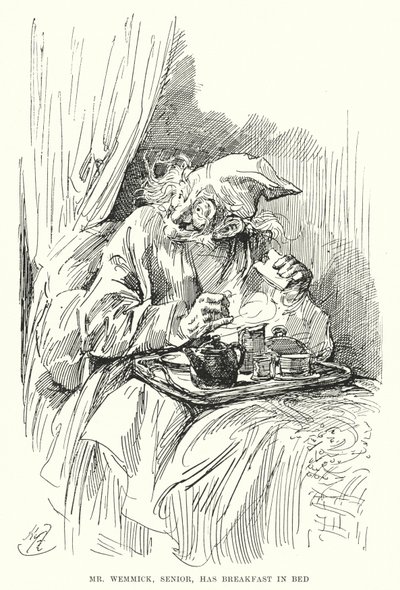 Ilustracja do wielkich oczekiwań autorstwa Charlesa Dickensa (lito) autorstwa Harry Furniss