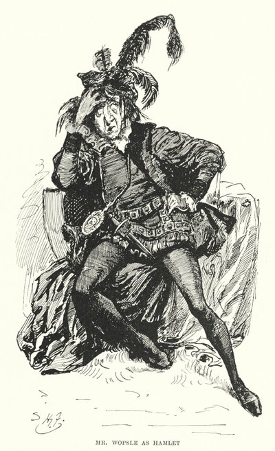 Ilustracja do wielkich oczekiwań autorstwa Charlesa Dickensa (lito) autorstwa Harry Furniss
