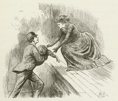Ilustracja do Sylvie i Bruno autorstwa Lewisa Carrolla autorstwa Harry Furniss