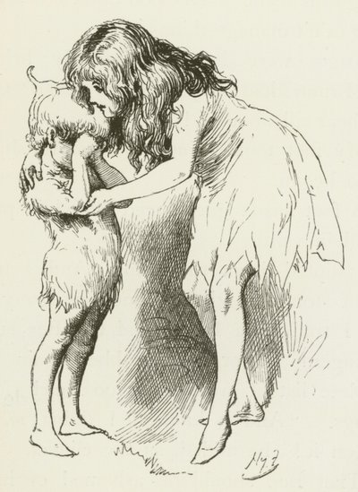 Ilustracja do Sylvie i Bruno autorstwa Lewisa Carrolla autorstwa Harry Furniss