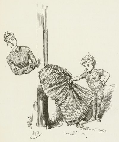 Ilustracja do Sylvie i Bruno autorstwa Lewisa Carrolla autorstwa Harry Furniss