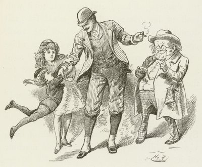 Ilustracja do Sylvie i Bruno autorstwa Lewisa Carrolla autorstwa Harry Furniss