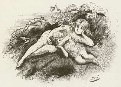 Ilustracja do Sylvie i Bruno autorstwa Lewisa Carrolla autorstwa Harry Furniss