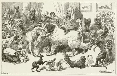 Ilustracja do Sylvie i Bruno autorstwa Lewisa Carrolla autorstwa Harry Furniss