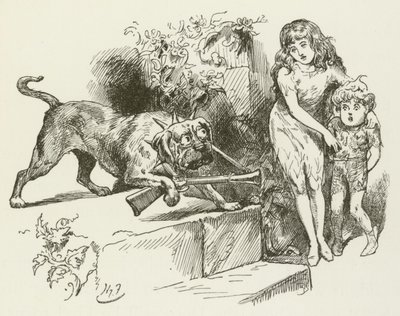 Ilustracja do Sylvie i Bruno autorstwa Lewisa Carrolla autorstwa Harry Furniss