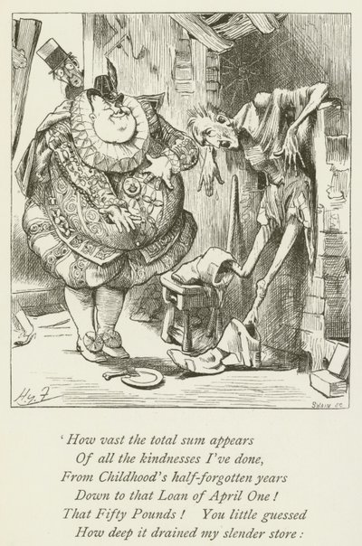 Ilustracja do Sylvie i Bruno autorstwa Lewisa Carrolla autorstwa Harry Furniss