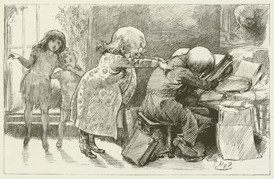 Ilustracja do Sylvie i Bruno autorstwa Lewisa Carrolla autorstwa Harry Furniss