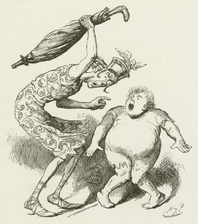 Ilustracja do Sylvie i Bruno autorstwa Lewisa Carrolla autorstwa Harry Furniss