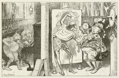 Ilustracja do Sylvie i Bruno autorstwa Lewisa Carrolla autorstwa Harry Furniss