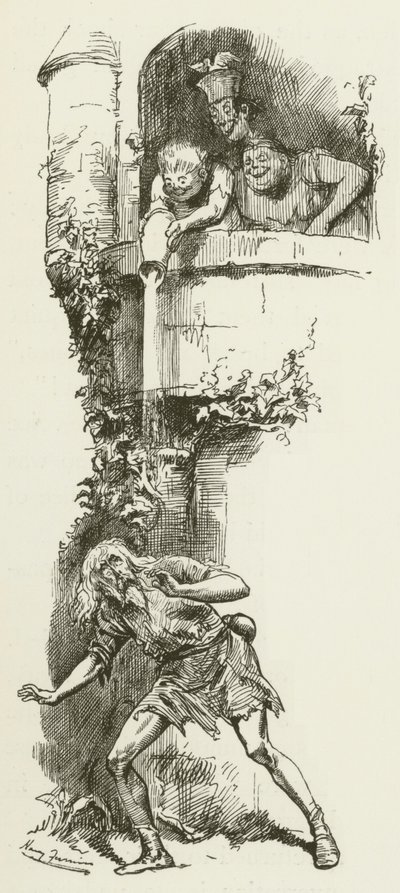 Ilustracja do Sylvie i Bruno autorstwa Lewisa Carrolla autorstwa Harry Furniss