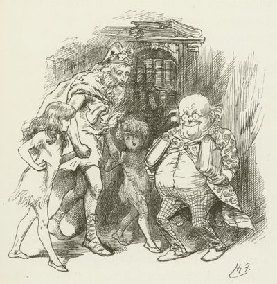 Ilustracja do Sylvie i Bruno autorstwa Lewisa Carrolla autorstwa Harry Furniss