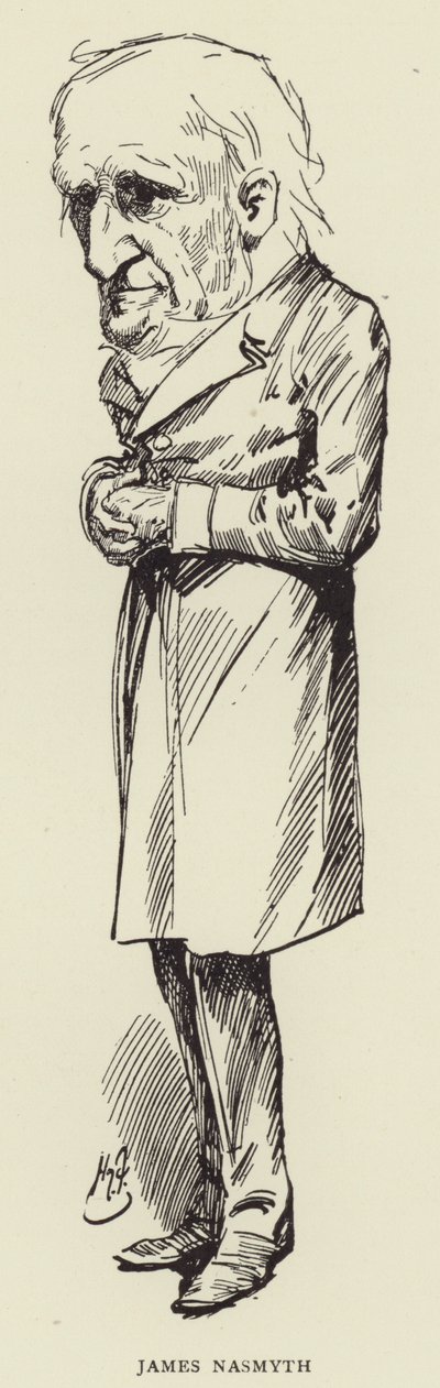 James Nasmyth autorstwa Harry Furniss