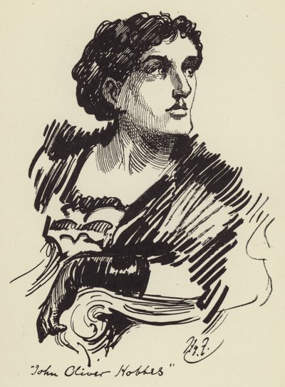 John Oliver Hobbes autorstwa Harry Furniss