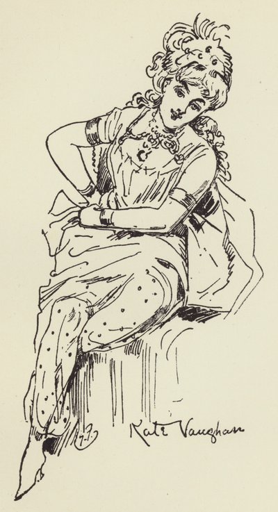 Kate Vaughan autorstwa Harry Furniss