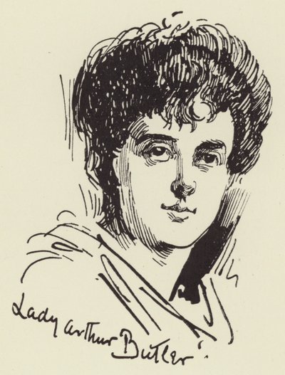 Lady Arthur Butler autorstwa Harry Furniss