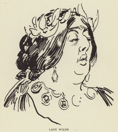 Lady Wilde autorstwa Harry Furniss