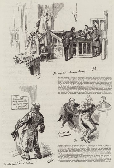 Życie w parlamencie, obcy w domu autorstwa Harry Furniss