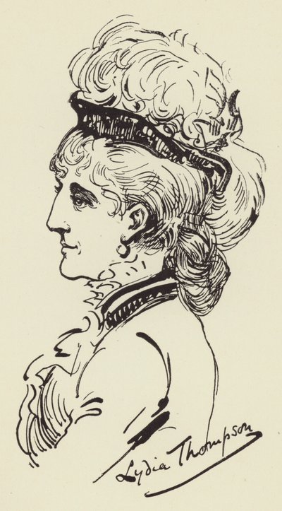 Lidia Thompson autorstwa Harry Furniss