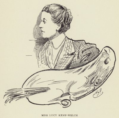 panna Lucy Kemp-Welch autorstwa Harry Furniss