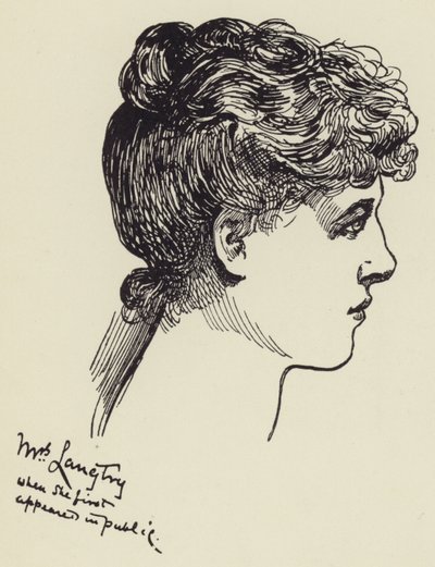 Pani Langtry autorstwa Harry Furniss