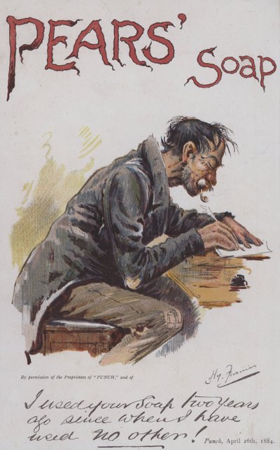 Mydło gruszkowe, list polecający (kolor lito) autorstwa Harry Furniss