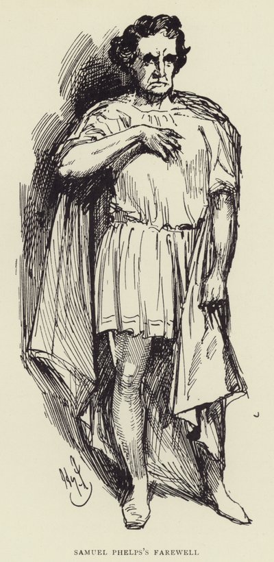 Pożegnanie Samuela Phelpsa autorstwa Harry Furniss
