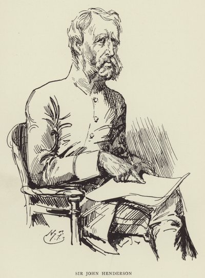 Sir John Henderson autorstwa Harry Furniss