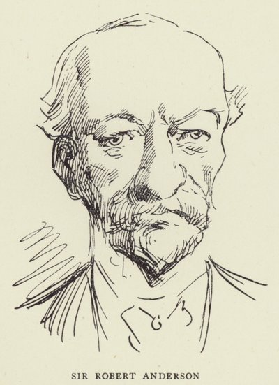 Sir Robert Anderson autorstwa Harry Furniss