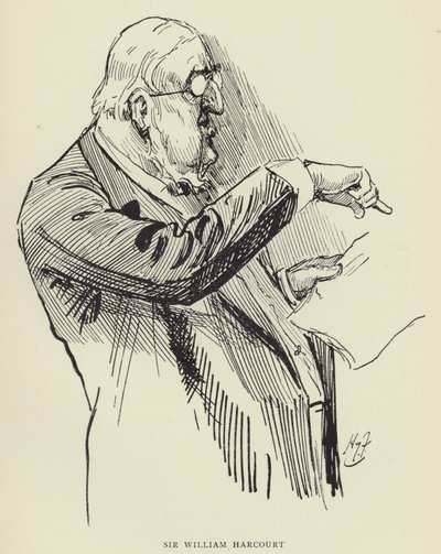 Sir William Harcourt autorstwa Harry Furniss