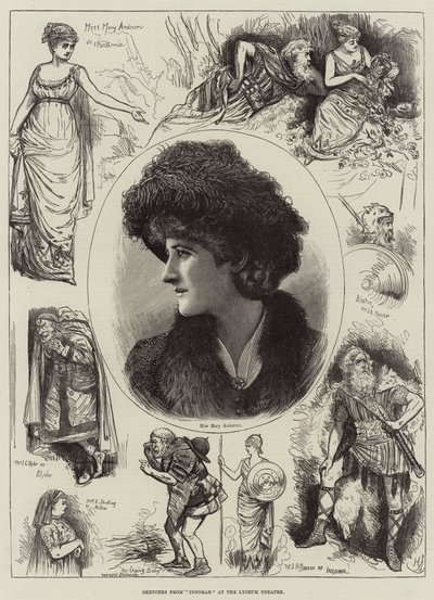 Szkice z Ingomara w Teatrze Liceum autorstwa Harry Furniss