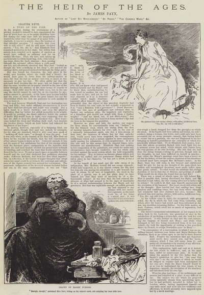 Dziedzic wieków — James Payn autorstwa Harry Furniss