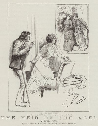 Dziedzic wieków — James Payn autorstwa Harry Furniss