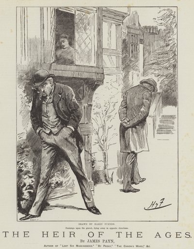 Dziedzic wieków — James Payn autorstwa Harry Furniss