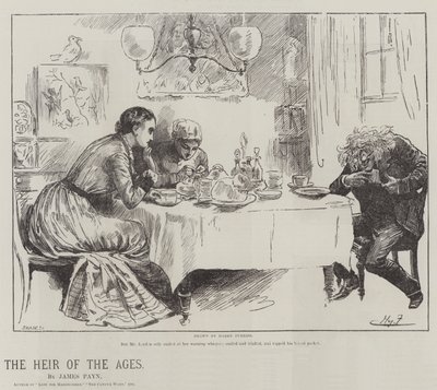 Dziedzic wieków — James Payn autorstwa Harry Furniss