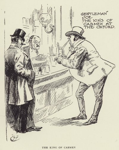 Król Cabmen autorstwa Harry Furniss