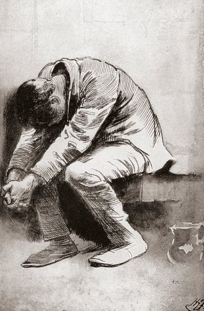 Samotny więzień. Ilustracja Harry