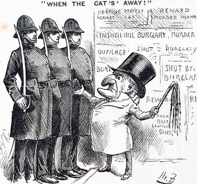 Kiedy kota nie ma autorstwa Harry Furniss