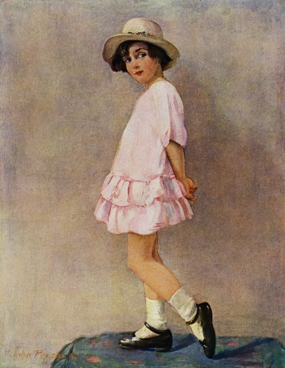 "Zrobię?" - młoda dziewczyna szykuje się do wyjścia (kolor lito) autorstwa Harry J. Pearson