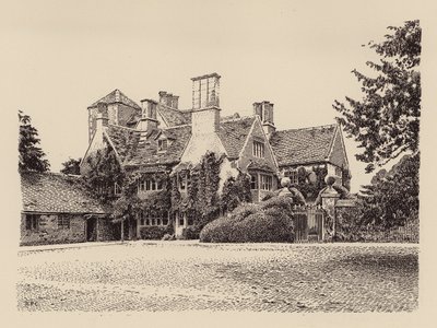 Cote House, Bampton, Oxfordshire (kolor lito) autorstwa Harry Percy Clifford