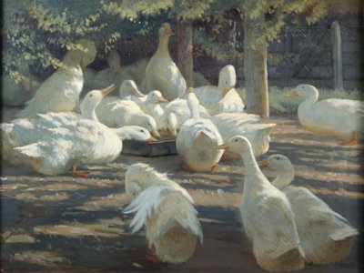 Światło słoneczne i cień (olej na płótnie) autorstwa Harry Percy Clifford
