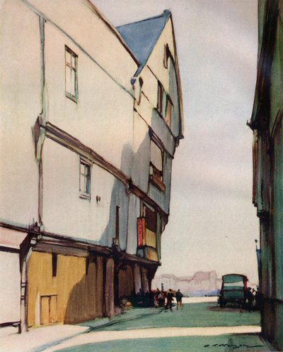 „Stary budynek”, ok. 1933 r. autorstwa Harry Tittensor