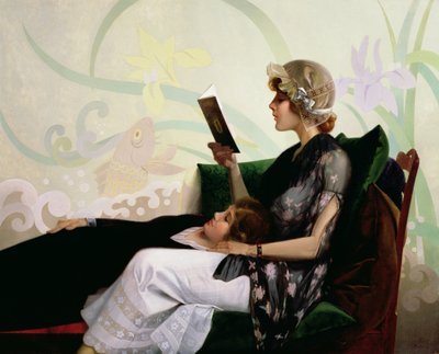 Tylko para dziewczyn, 1915 autorstwa Harry Wilson Watrous