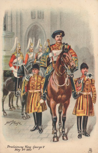 Proklamowanie króla Jerzego V autorstwa Harry and Arthur Charles Payne