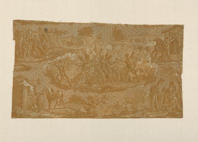 Cambronne w Waterloo (tkanina meblowa) autorstwa Hartmann et Fils