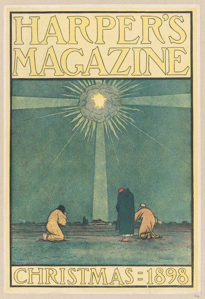 Magazyn Harpera: Boże Narodzenie, 1898. autorstwa Harvey Ellis