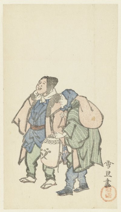 Wieczorny spacer autorstwa Hasegawa Settan