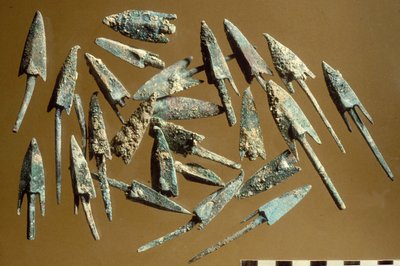 Groty strzał znalezione w Cytadeli Jerozolimskiej (metalowe) autorstwa Hasmonean