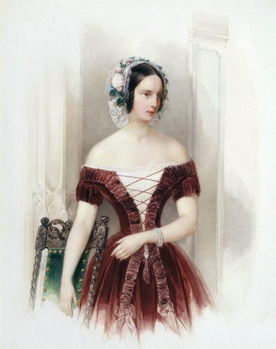 Wielka Księżna Aleksandra Nikołajewna Rosji”, 1825-1844, ok. 1840. autorstwa Hau